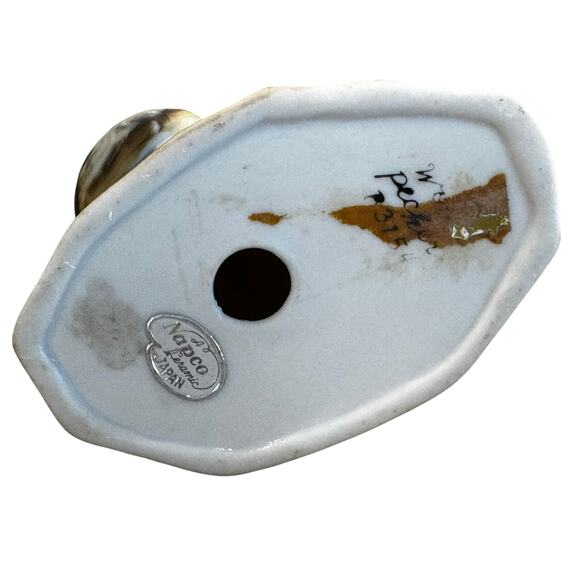 Vintage Napco Porcelain Red-Headed Wood Pecker Figurine, #B3154, 5” - Picture 7 of 7